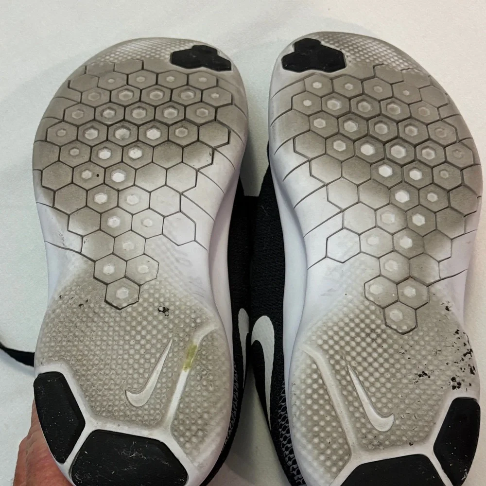 Nike Black and White Running Shoes